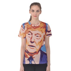 Orange Donald Trump Women s Cotton T-shirt