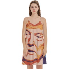 Orange Donald Trump Mini Camis Dress With Pockets by vintagetrump