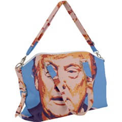 Orange Donald Trump Canvas Crossbody Bag by vintagetrump