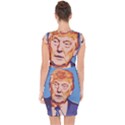 Orange Donald Trump Capsleeve Drawstring Dress  View2