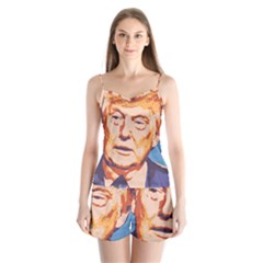 Orange Donald Trump Satin Pajamas Set by vintagetrump