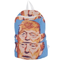 Orange Donald Trump Foldable Lightweight Backpack