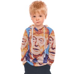 Orange Donald Trump Kids  Overhead Hoodie