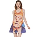 Orange Donald Trump Inside Out Reversible Sleeveless Dress View3