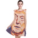 Orange Donald Trump Tie Up Tunic Dress View1