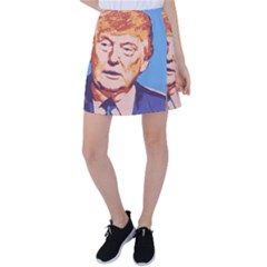 Orange Donald Trump Tennis Skirt by vintagetrump