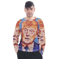 Orange Donald Trump Men s Long Sleeve Raglan T-shirt