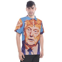 Orange Donald Trump Men s Polo T-shirt