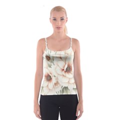 Floral Design Spaghetti Strap Top