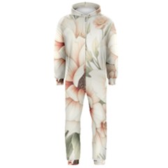 Floral Design Hooded Jumpsuit (men) by myclothy