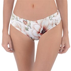 Floral Design Reversible Classic Bikini Bottoms