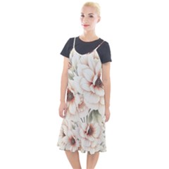 Floral Design Camis Fishtail Dress