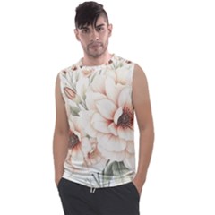 Floral Design Men s Regular Tank Top by myclothy