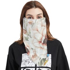 Floral Design Face Covering Bandana (triangle)