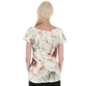 Floral Design 02 Cap Sleeve Top View2