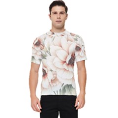 Floral Design 02 Men s Short Sleeve Rash Guard