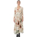 Floral Design 02 Button Up Boho Maxi Dress View1