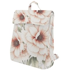 Floral Design 02 Flap Top Backpack