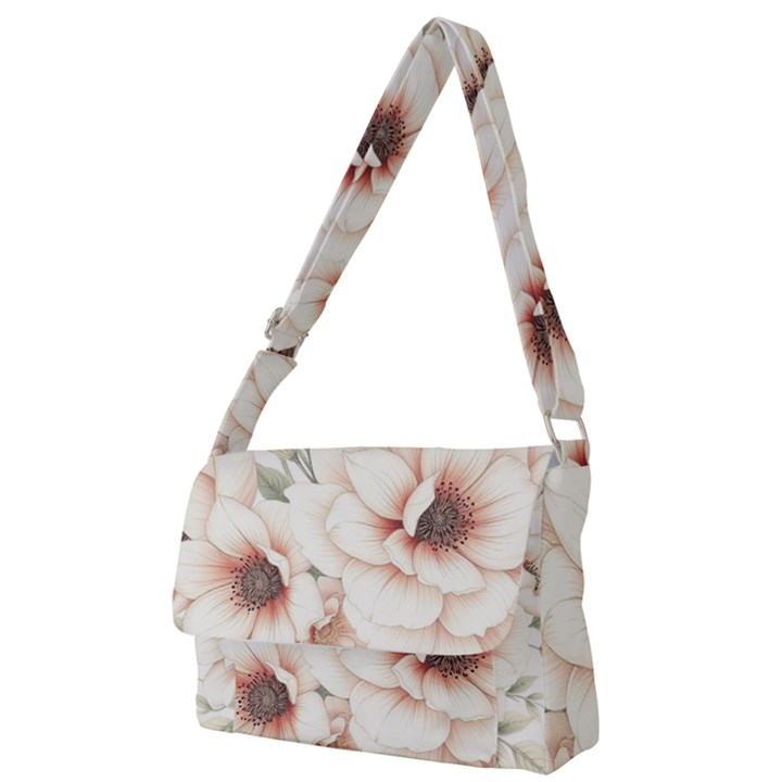 Floral Design 02 Full Print Messenger Bag (S)