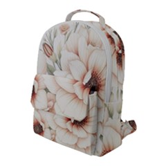 Floral Design 02 Flap Pocket Backpack (large) by myclothy