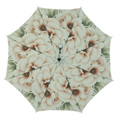 Floral Design 02 Automatic Folding Umbrella With Case (medium)