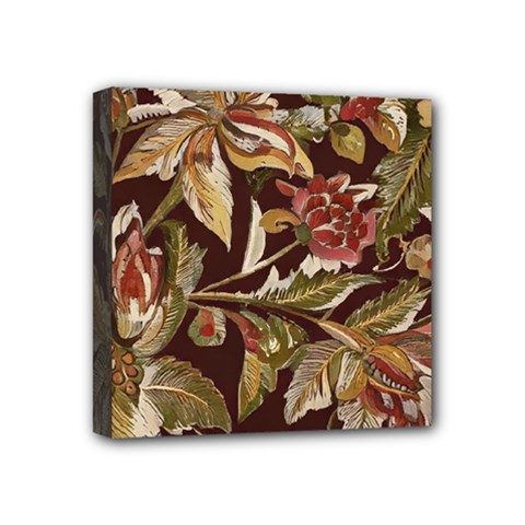 Firefly Floral Art For Print On Fabric; Fashion, Style, Handmade Design 87878 (4) Mini Canvas 4  X 4  (stretched)