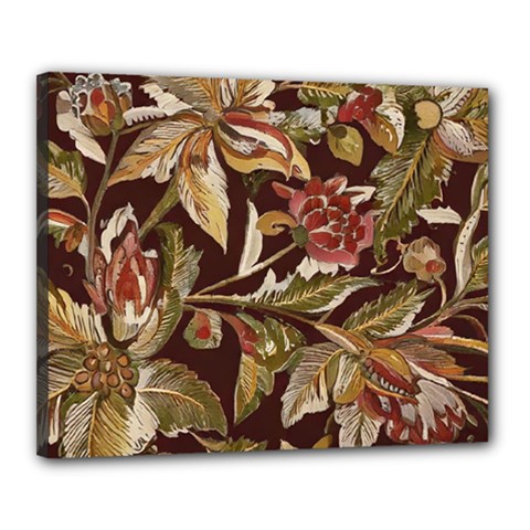 Firefly Floral Art For Print On Fabric; Fashion, Style, Handmade Design 87878 (4) Canvas 20  X 16  (stretched)