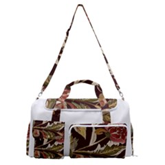 Floral Design 02 Sports Gym Duffle Bag With Shoe Compartment by 3214243