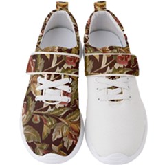 Floral Design 02 Men s Velcro Strap Shoes