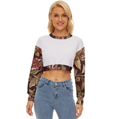 Floral Design 02 Lightweight Long Sleeve Sweatshirt