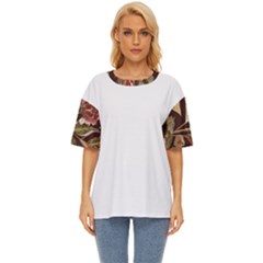 Floral Design 02 Oversized Basic T-shirt