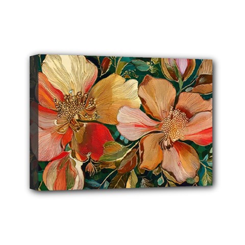  Floral Design 03 Mini Canvas 7  X 5  (stretched)