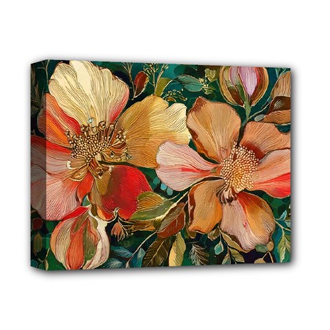  Floral Design 03 Deluxe Canvas 14  X 11  (stretched) by myclothy