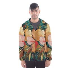  Floral Design 03 Men s Hooded Windbreaker