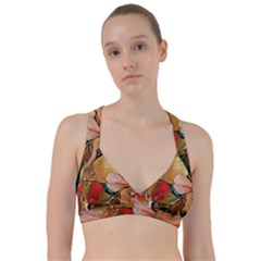  Floral Design 03 Sweetheart Sports Bra