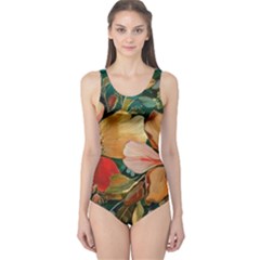  Floral Design 03 One Piece Swimsuit