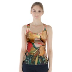  Floral Design 03 Racer Back Sports Top by myclothy