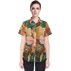  Floral Design 03 Women s Short Sleeve Shirt