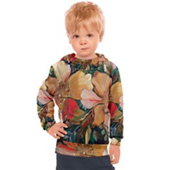  Floral Design 03 Kids  Hooded Pullover