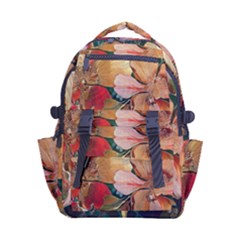  Floral Design 03 Carry-on Double Buckle Travel Backpack by myclothy