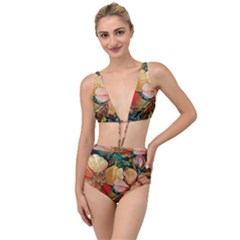  Floral Design 03 Tied Up Two Piece Swimsuit