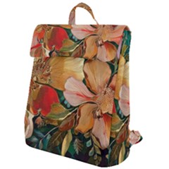  Floral Design 03 Flap Top Backpack