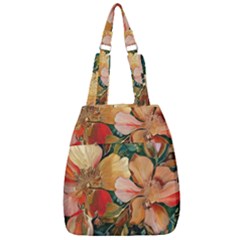  Floral Design 03 Center Zip Backpack by myclothy