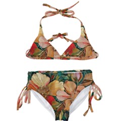  Floral Design 03 Kids  Classic Bikini Set by myclothy