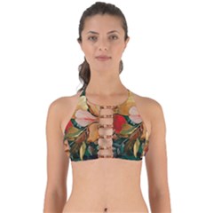  Floral Design 03 Perfectly Cut Out Bikini Top