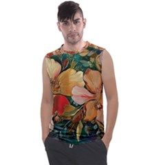  Floral Design 03 Men s Regular Tank Top by myclothy