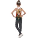  Floral Design 03 Kids  Sleeveless Hoodie View2