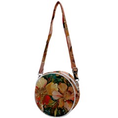  Floral Design 03 Crossbody Circle Bag