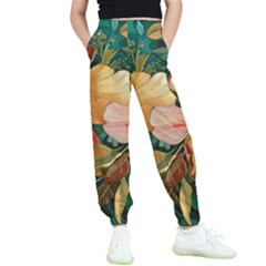  Floral Design 03 Kids  Joggers