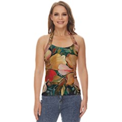  Floral Design 03 Basic Halter Top